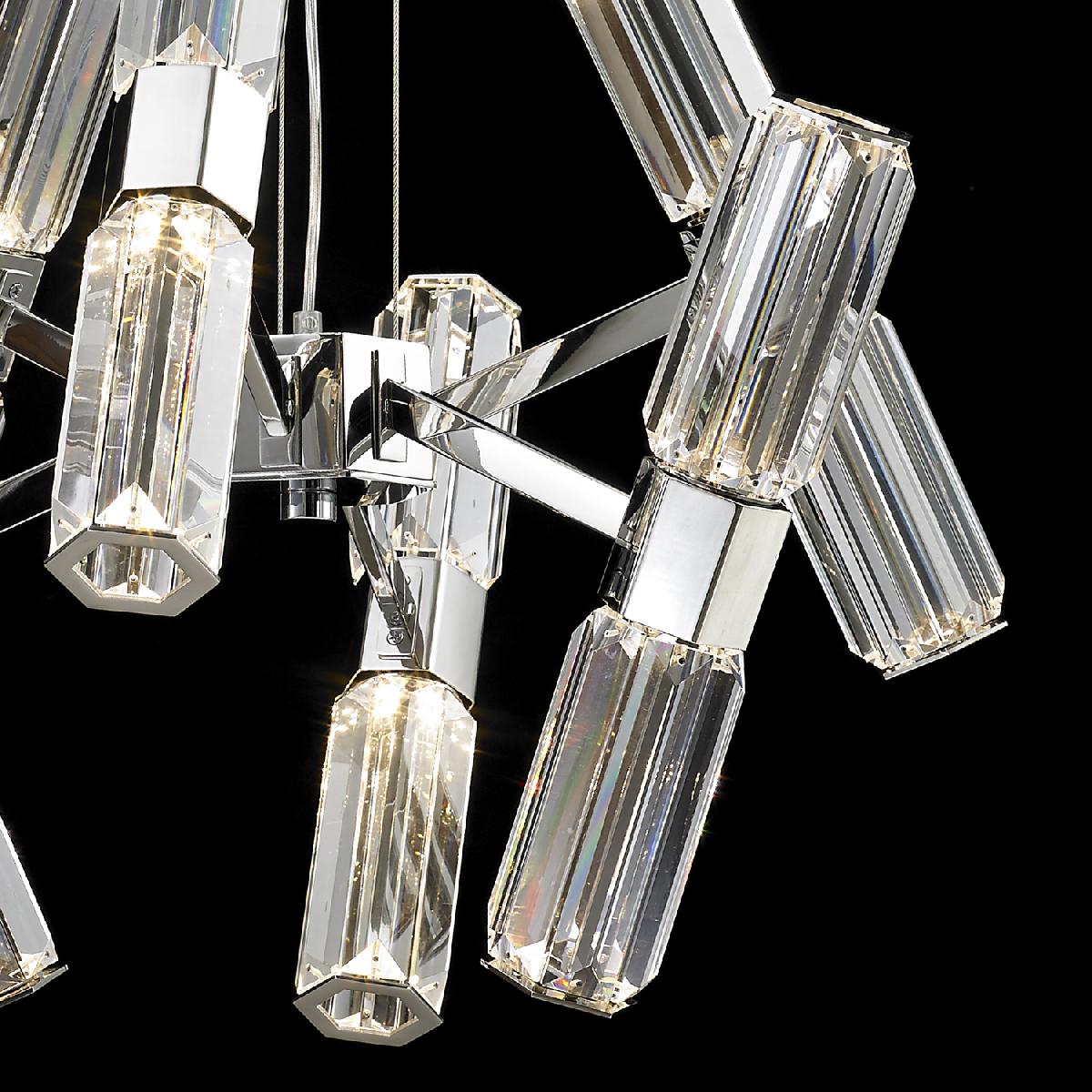 подвесная люстра delight collection md19027016-12b chrome