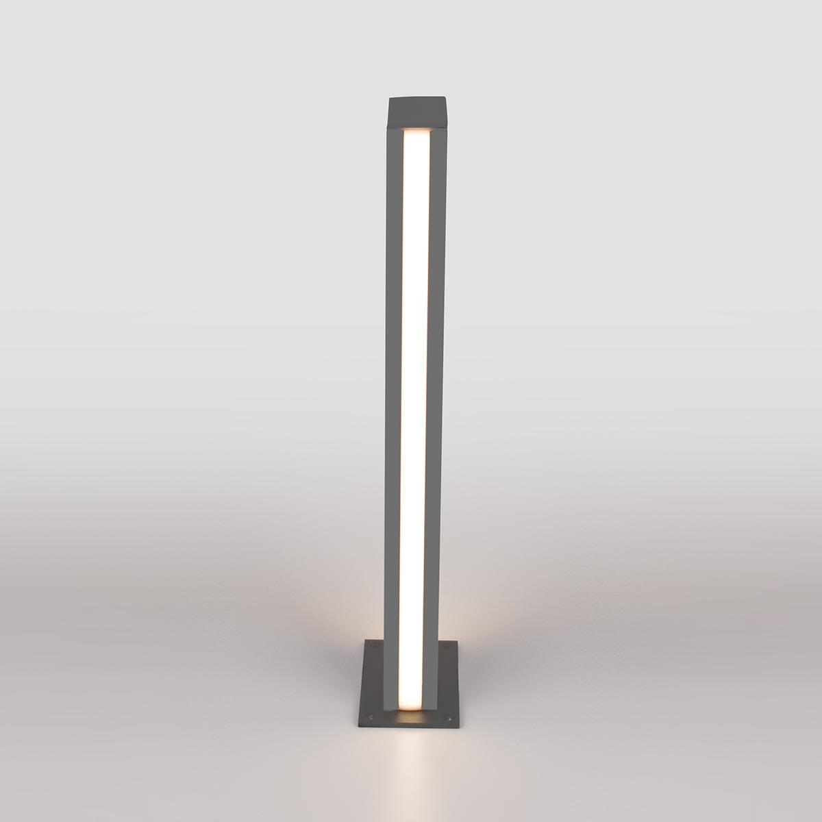уличный светодиодный светильник elektrostandard 1538 techno led серый 4690389172441