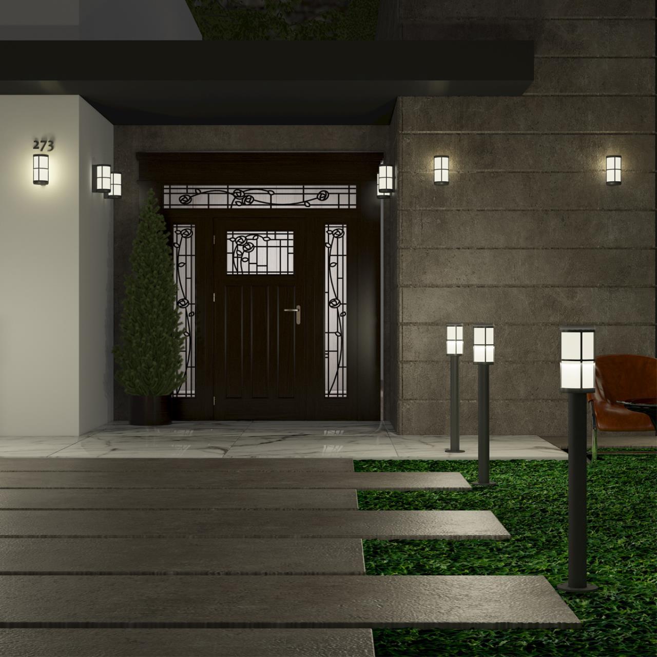 уличный настенный светильник novotech street zebra 370775