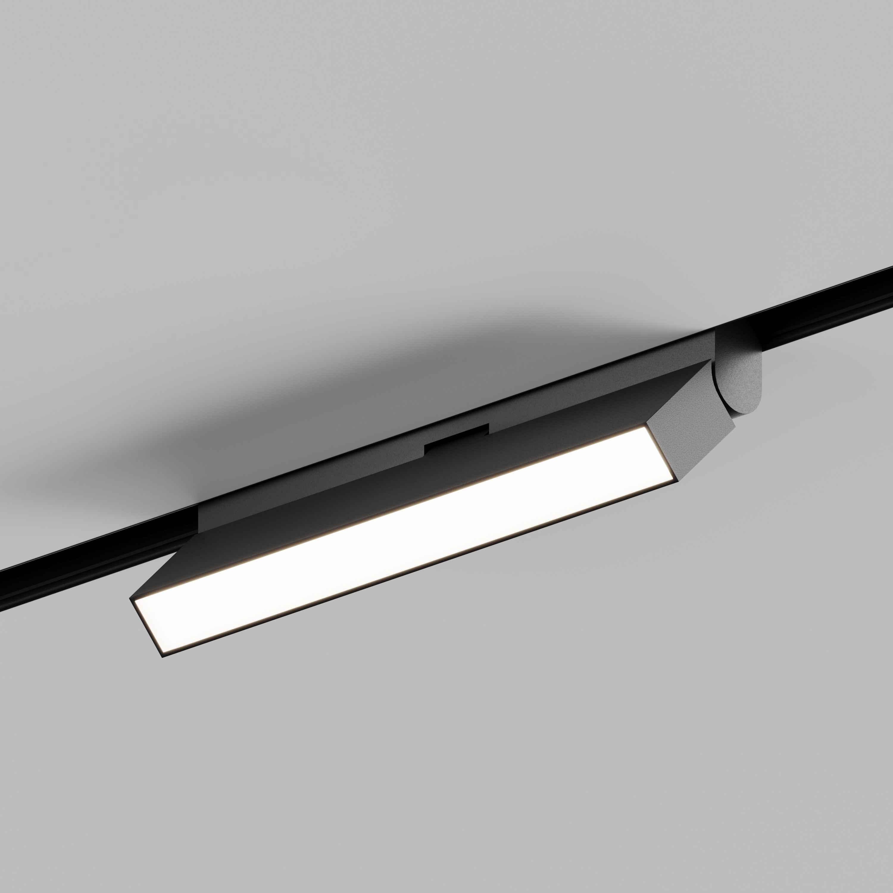 трековый линейный светильник eldeko hsbl_0082, 12вт-4000к, чёрный