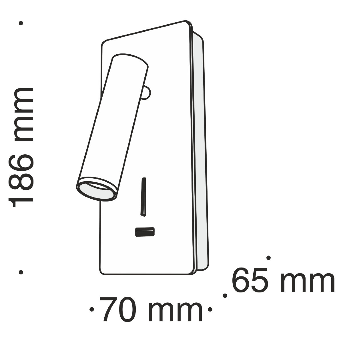 бра maytoni mirax c041wl-l3b3k