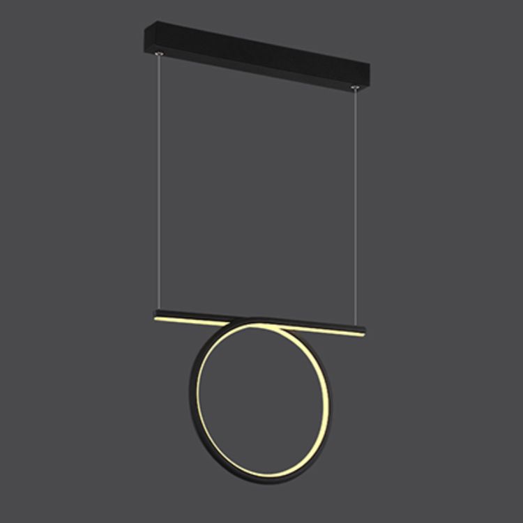подвесной светильник delight collection led ring ss-l0834p-20w
