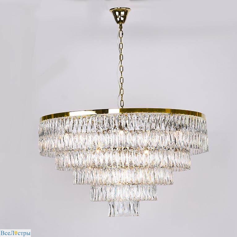 подвесная люстра newport 10129+17/c gold м0062139