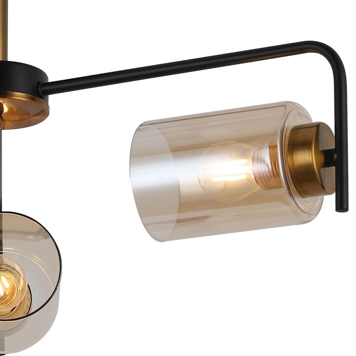 потолочная люстра illumico il8248-3cou-79 bk gd