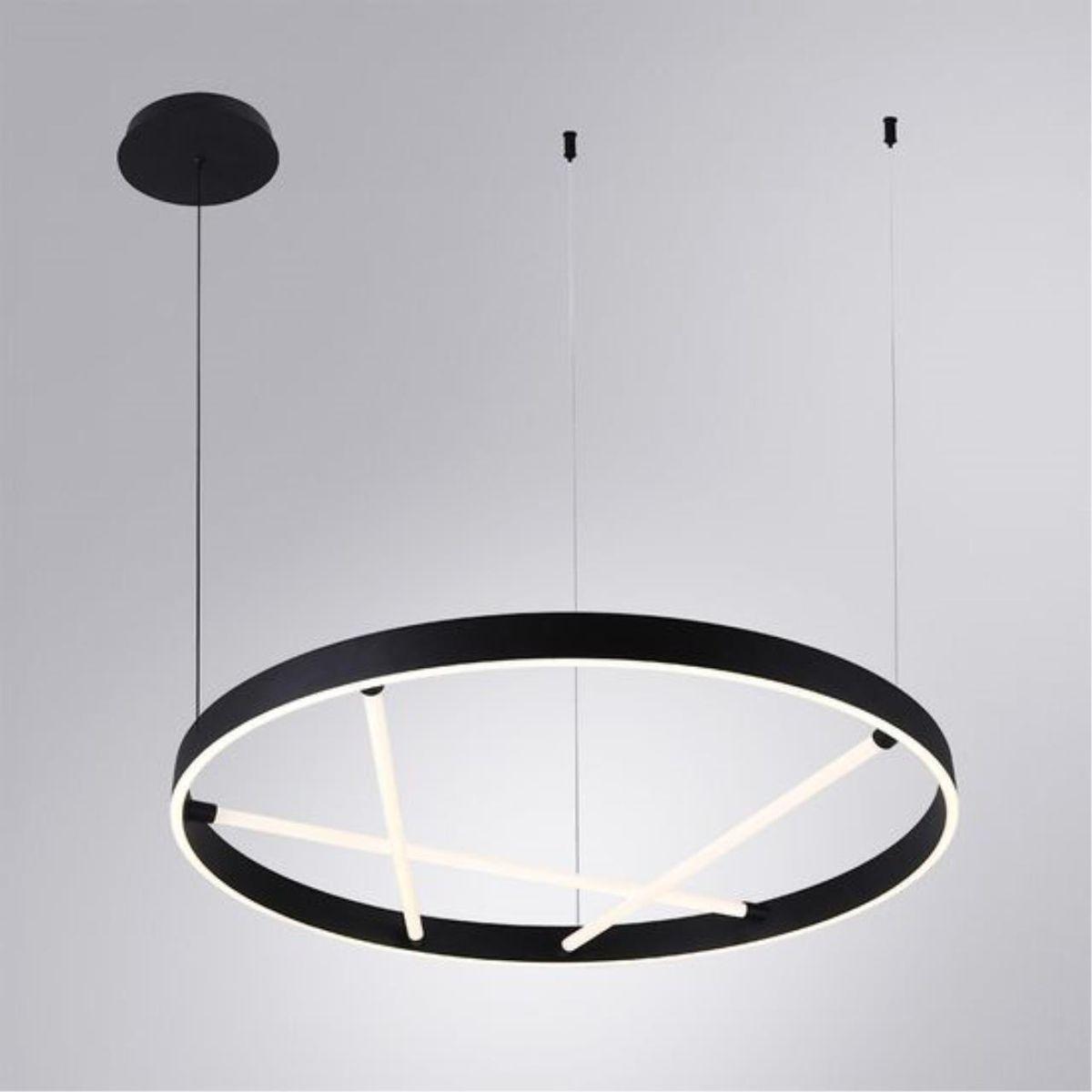 подвесной светодиодный светильник arte lamp ricco a1874sp-45bk