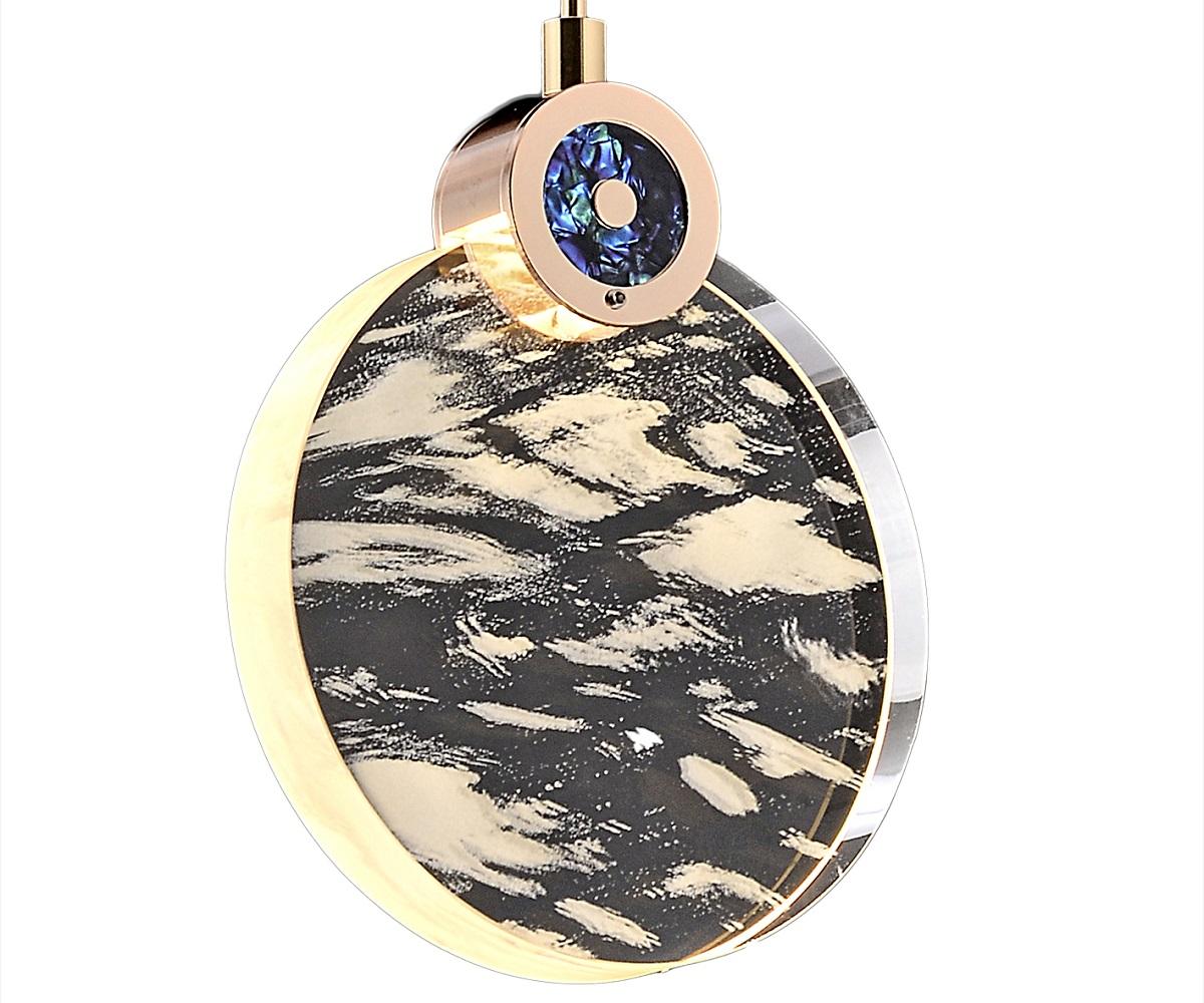 подвесной светодиодный светильник kink light викси 07857-1a,33