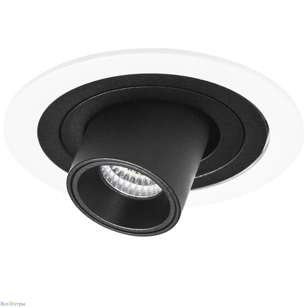 встраиваемый светодиодный спот lightstar intero tubo (217616+217172) i616172