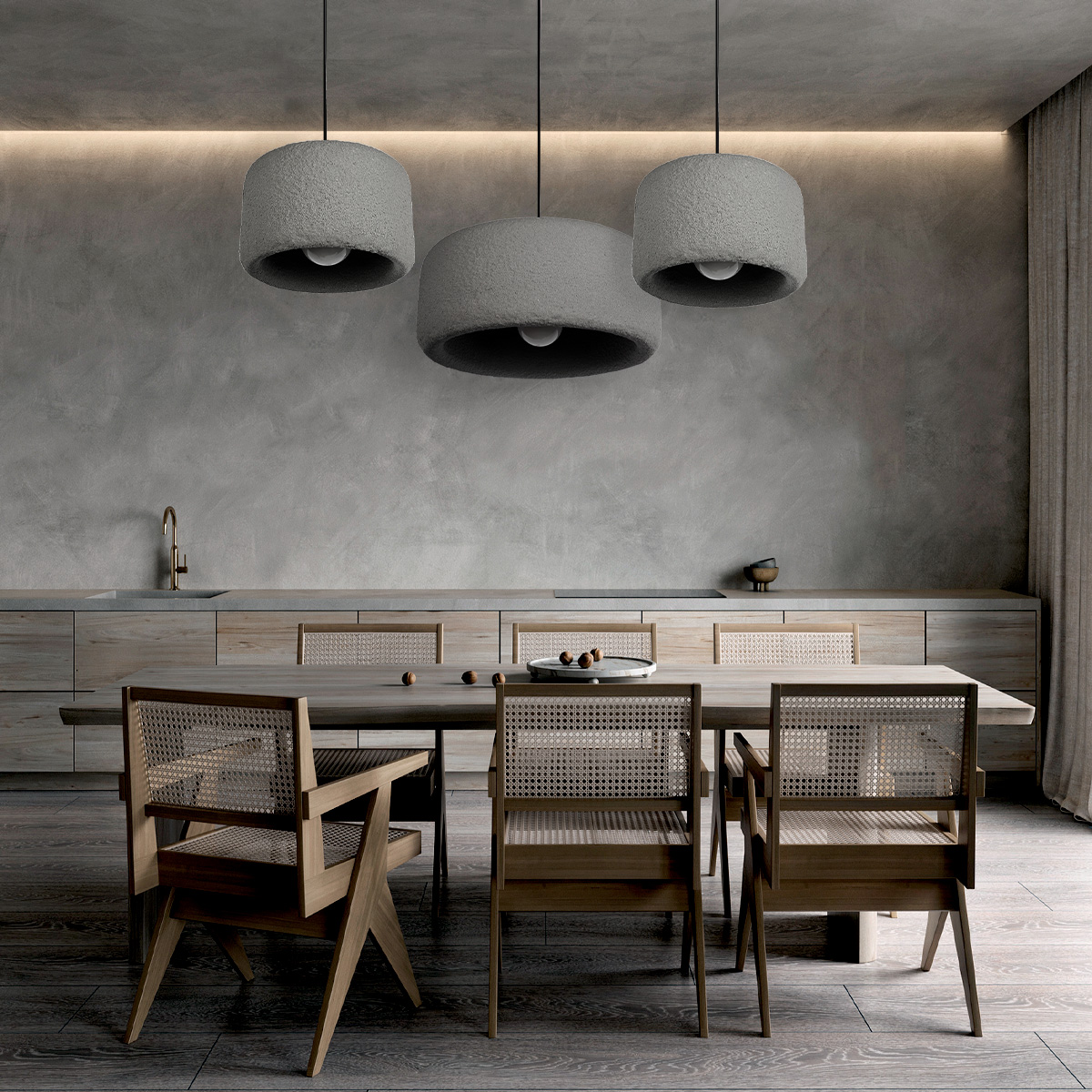 подвесной светильник loft it stone 10252/500 grey