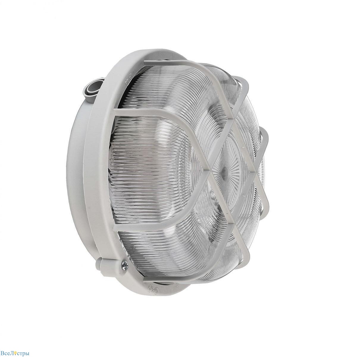 уличный настенный светильник deko-light syrma round grey 401016