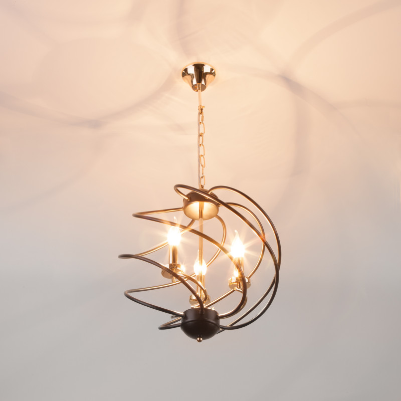 подвесная люстра eurosvet 60105/3 черный