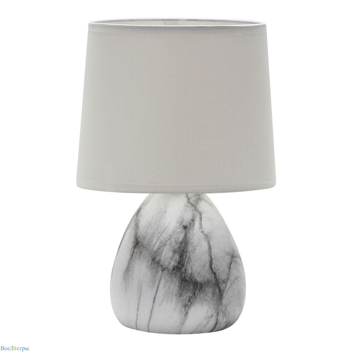 настольная лампа escada marble 10163/l white