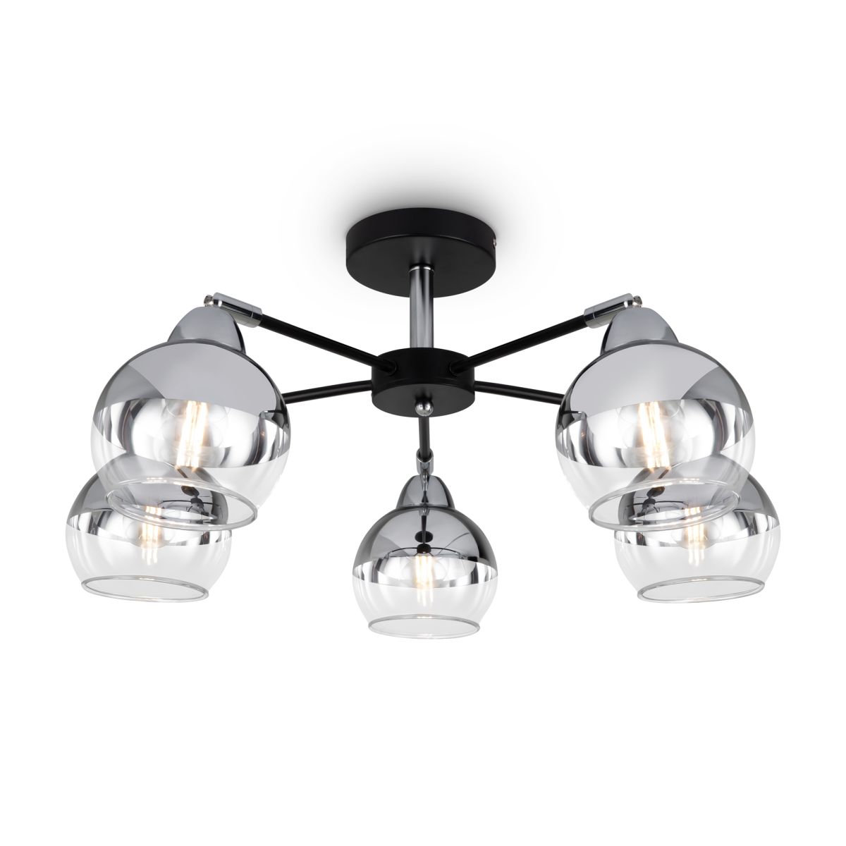 люстра на штанге freya jasper fr5225pl-05b