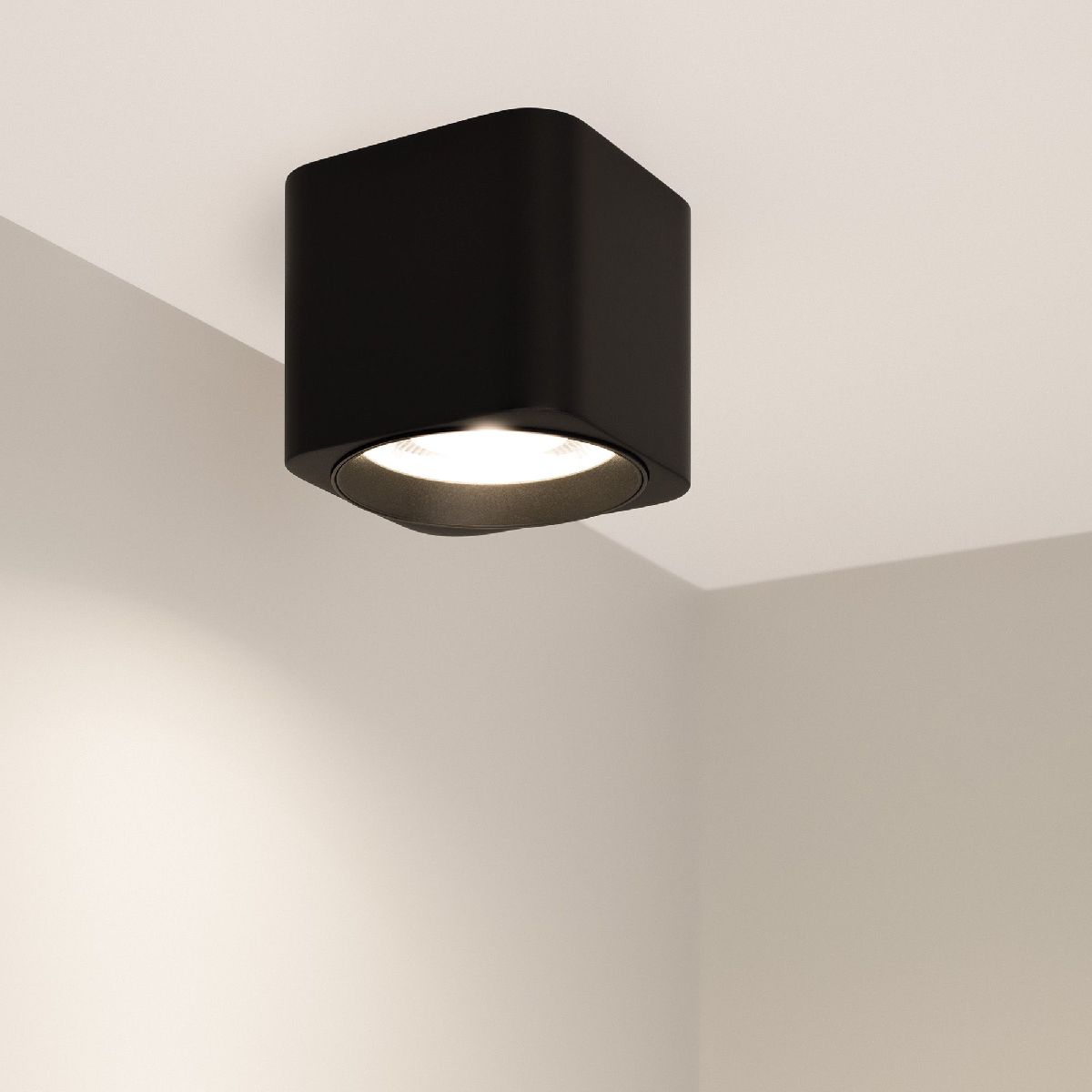 накладной светильник arlight sp-dice-s78x78-10w day4000 (bk, 24 deg, 230v) 046631