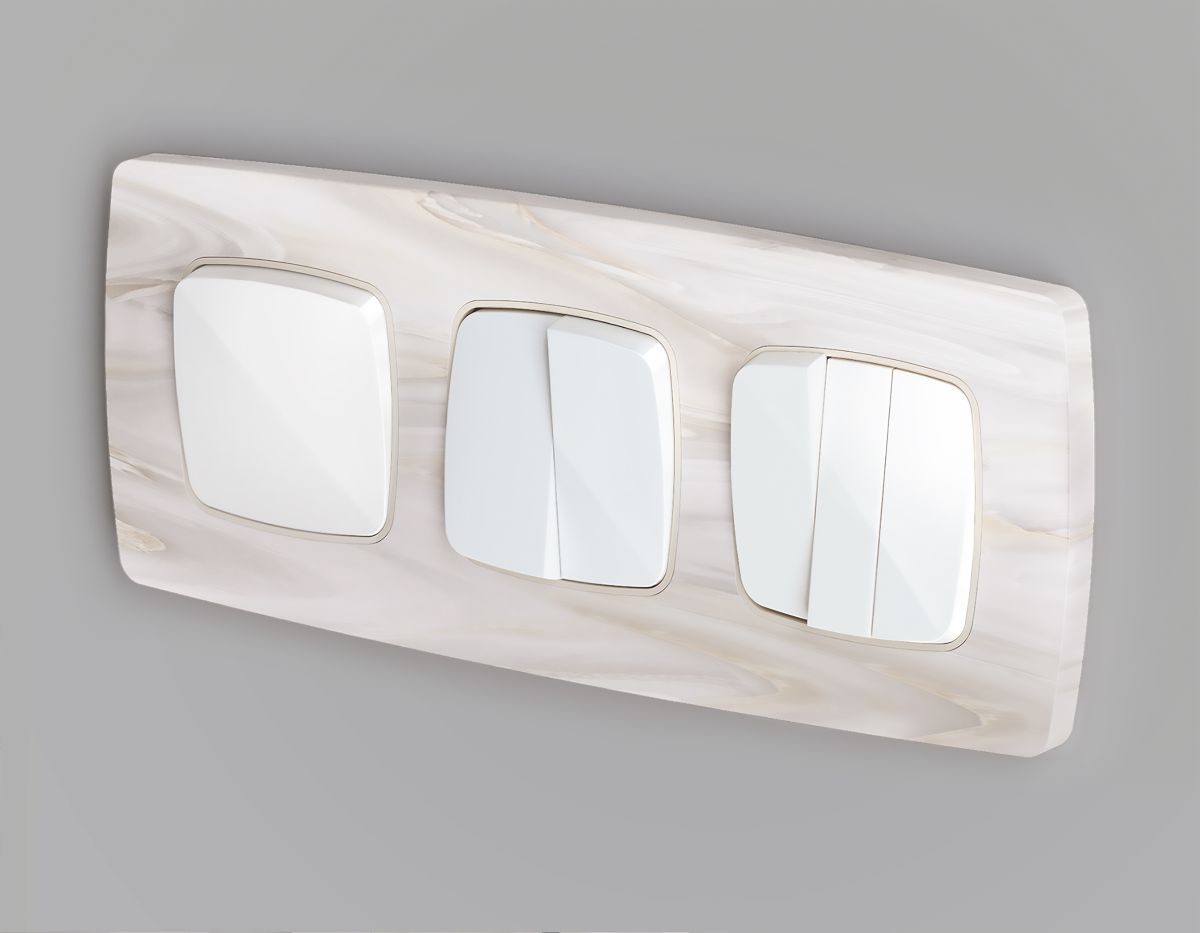 лицевая панель для выключателя двухклавишного ambrella volt omega op1230