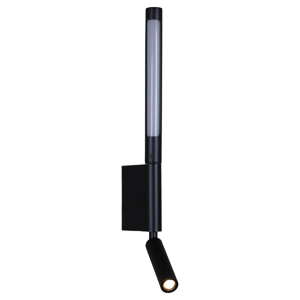 настенный светильник reluce 86209-9.2-001kt led3w+6w bk