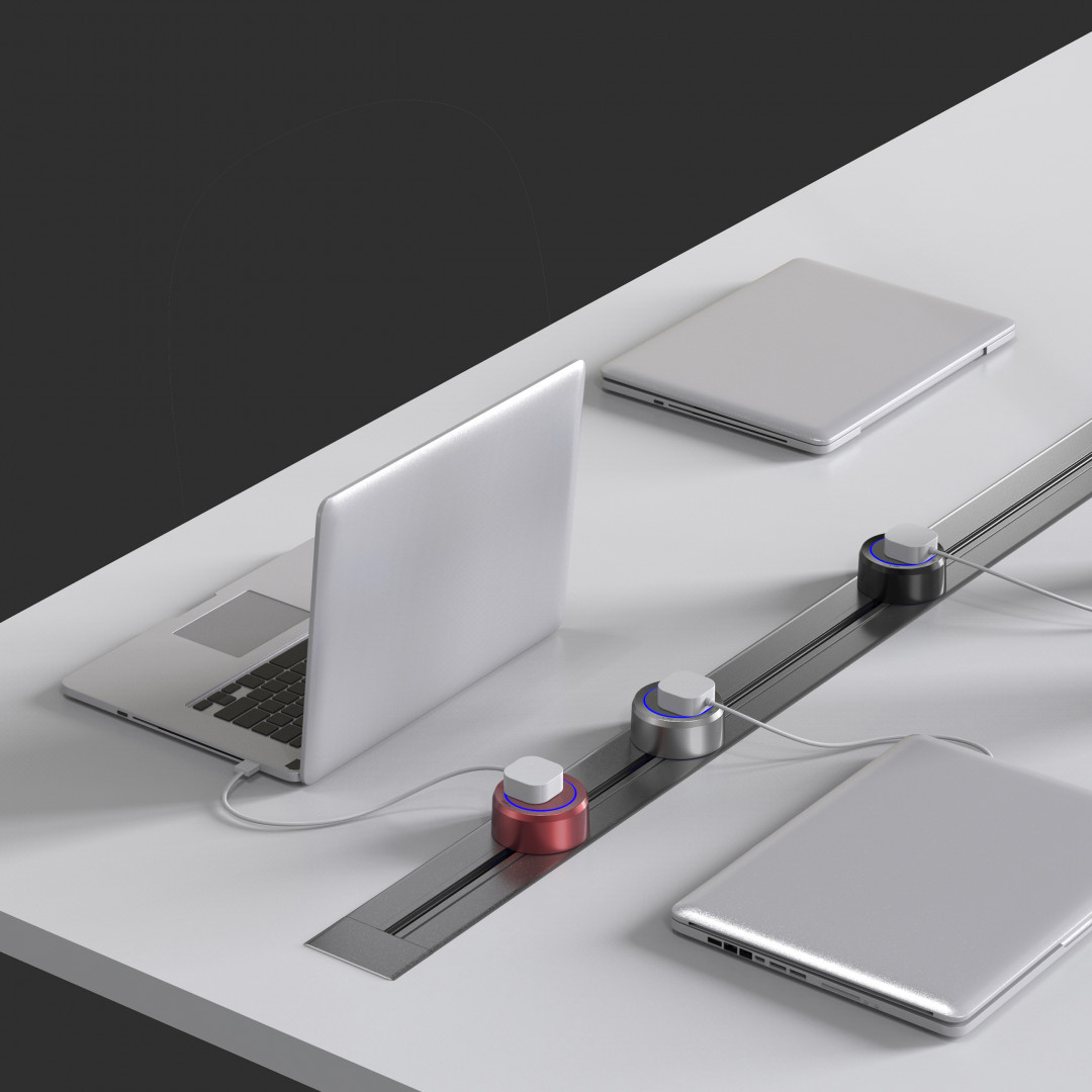 трековая розетка arte milano am-track-sockets 380011ts/es gold