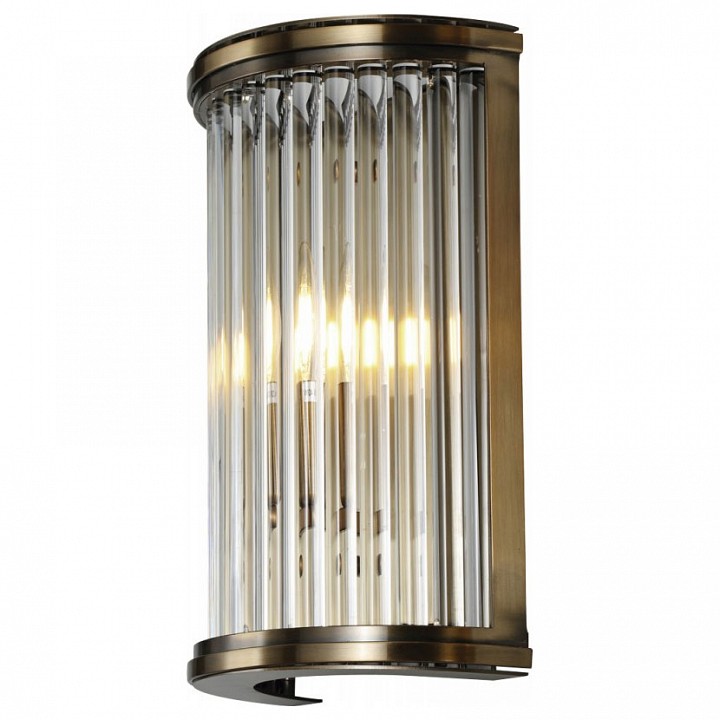 накладной светильник delight collection crystal bar km0767w-1 brass