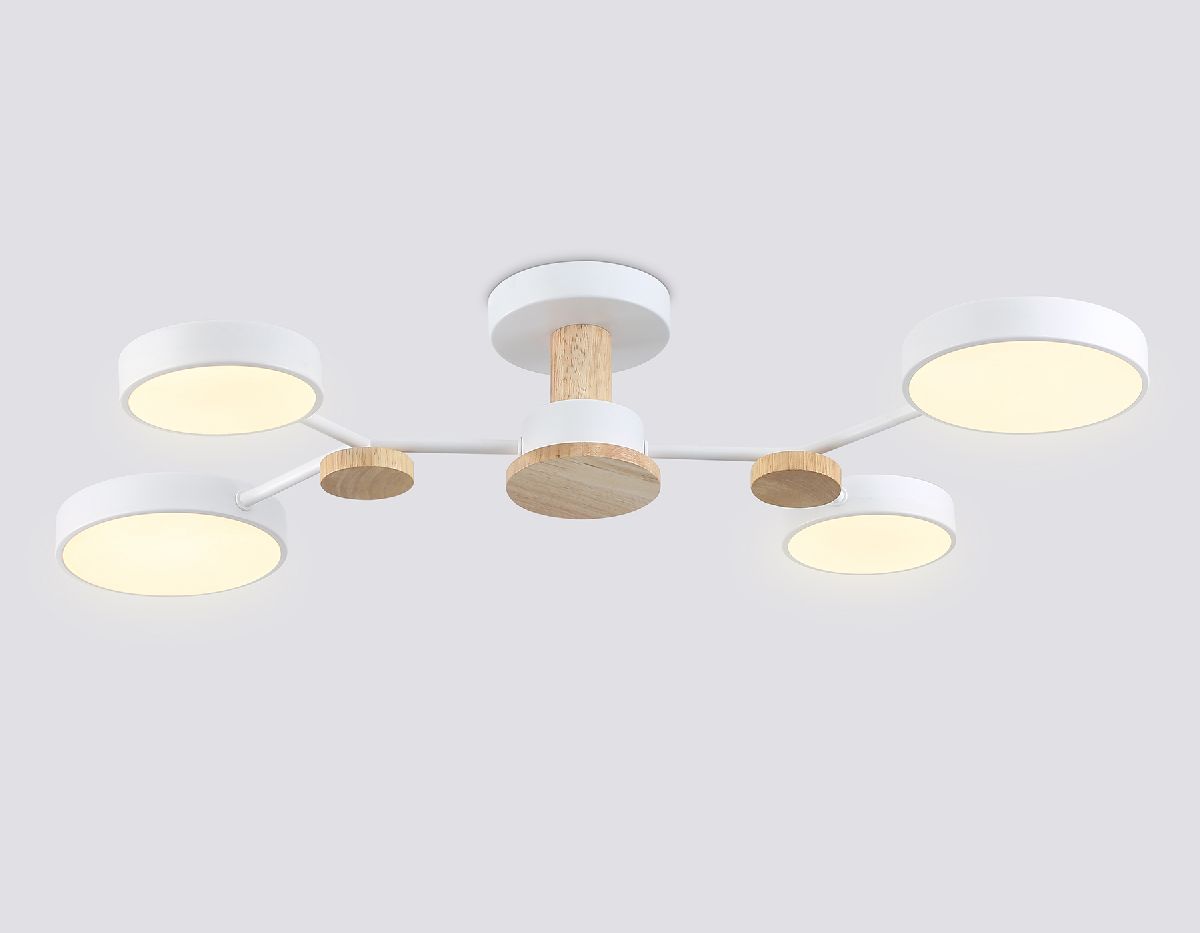 люстра на штанге ambrella light linetech comfort fl4858