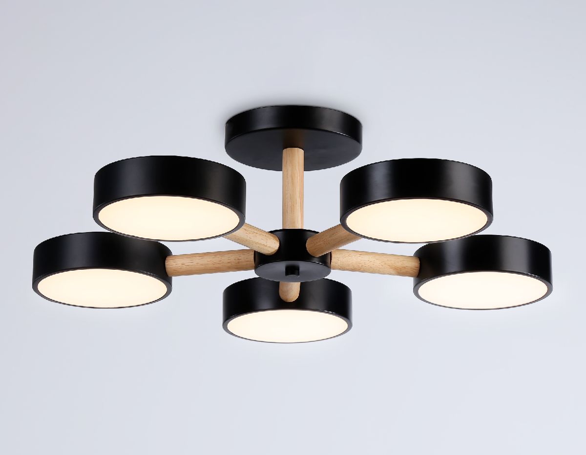 люстра на штанге ambrella light linetech fl4828