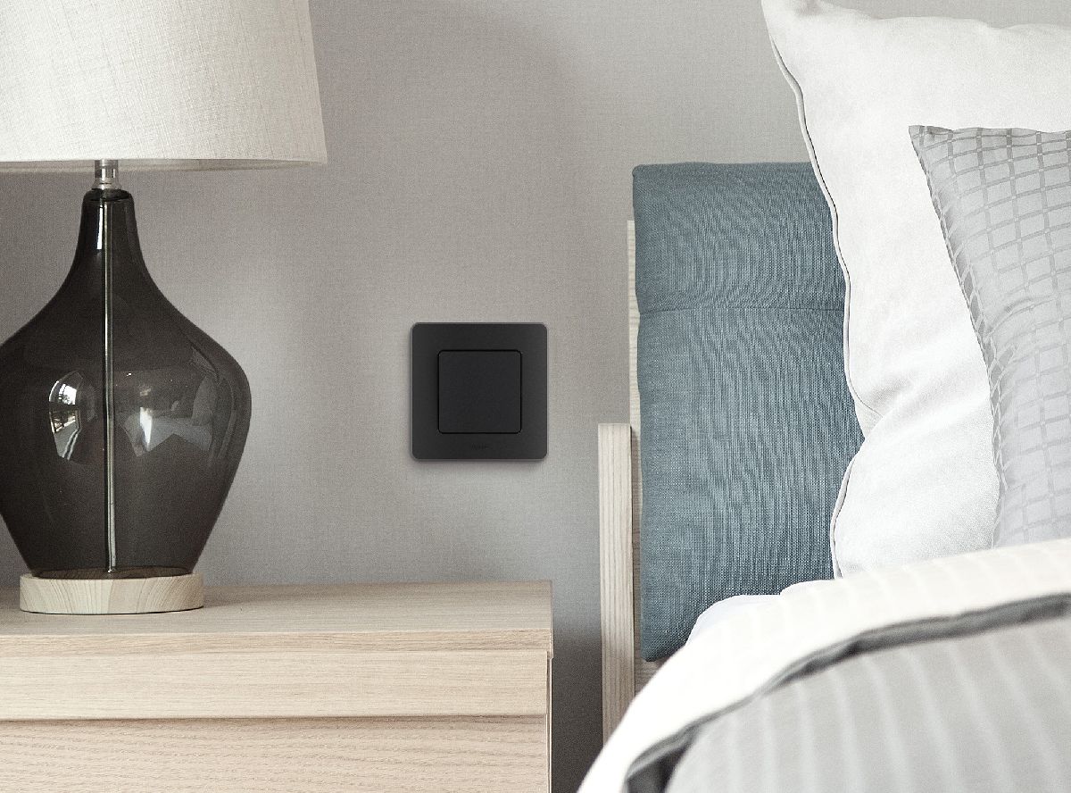 выключатель одноклавишный legrand inspiria 673603