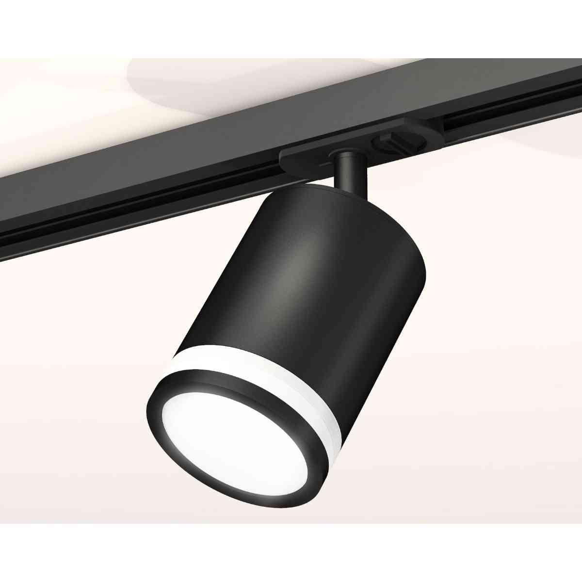 комплект трекового светильника ambrella light track system xt7422020 sbk/fr черный песок/белый матовый (a2537, c7422, n7121)