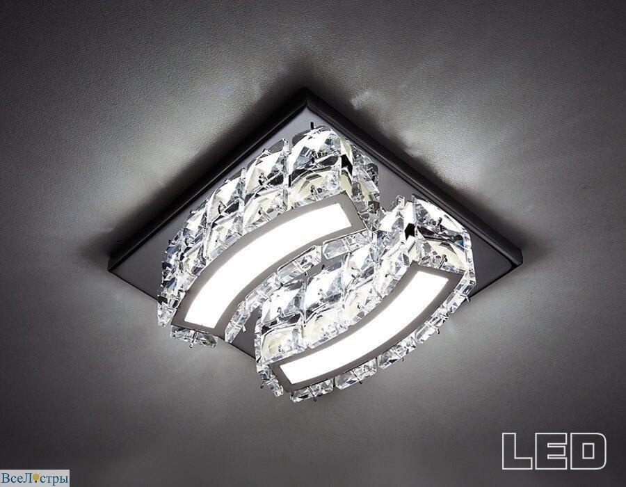 встраиваемый светодиодный светильник ambrella light s70 cl/ch 4w 4200k led
