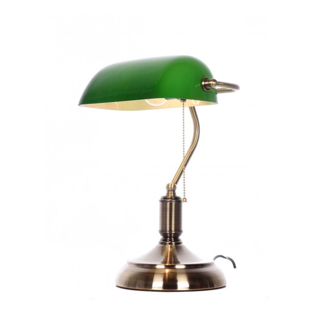 настольная лампа lumina deco banker ldt 305 gr