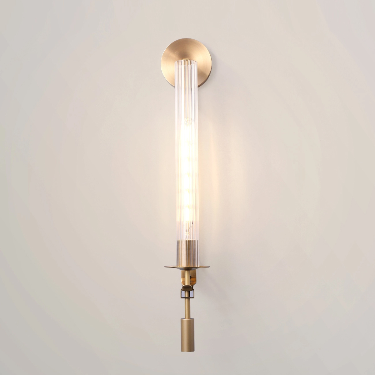 бра delight collection mt8615-1w antique brass