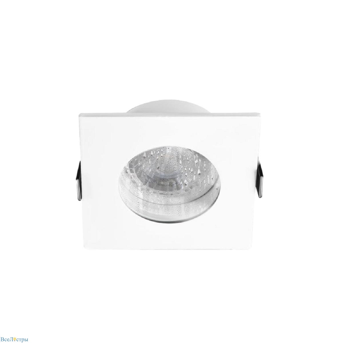 встраиваемый светильник crystal lux clt 046c1 wh ip44