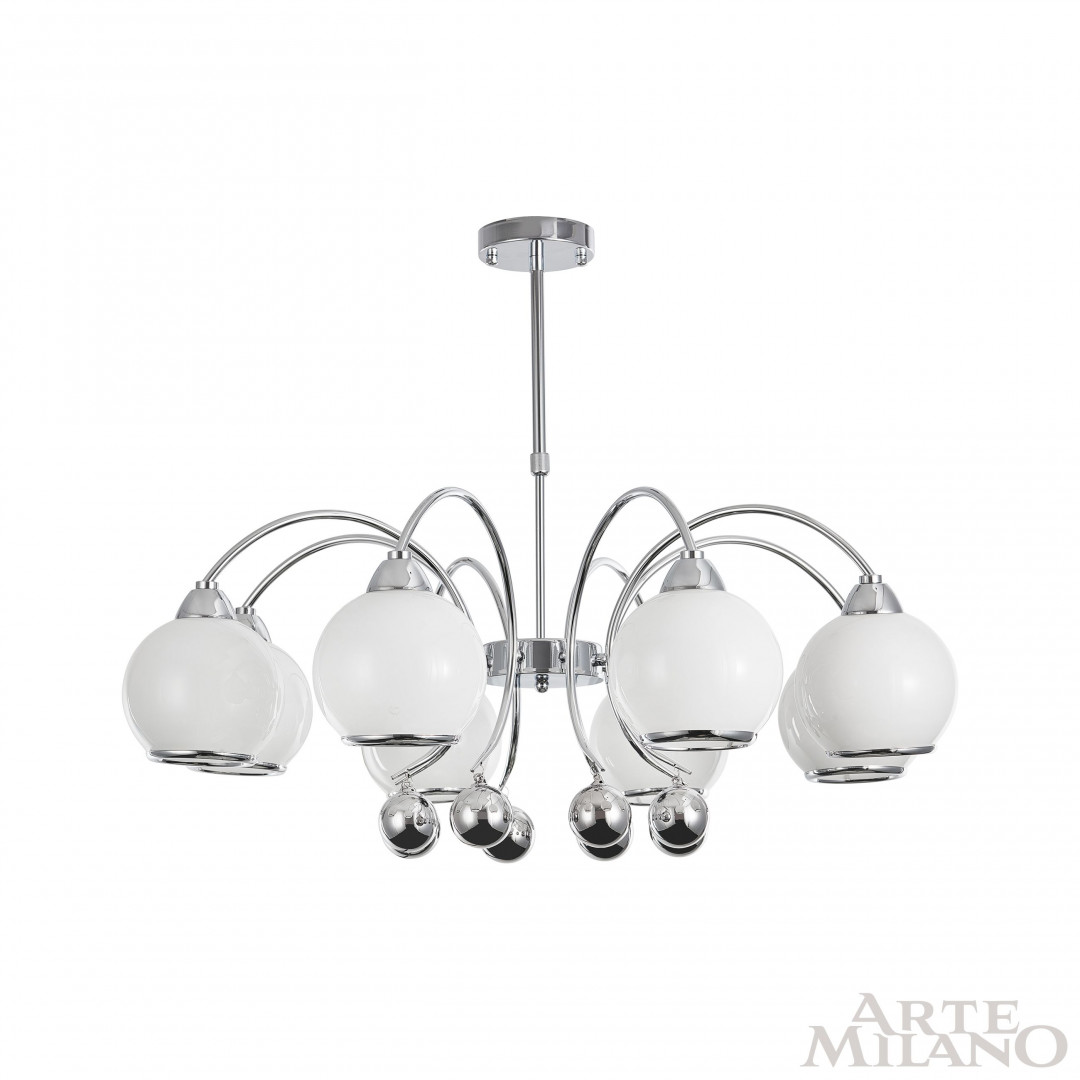 люстра на штанге arte milano 276207/8 ni