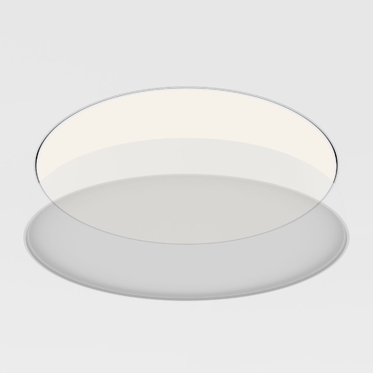 рамка для встраиваемого светильника maytoni downlight dla032-trs90-w