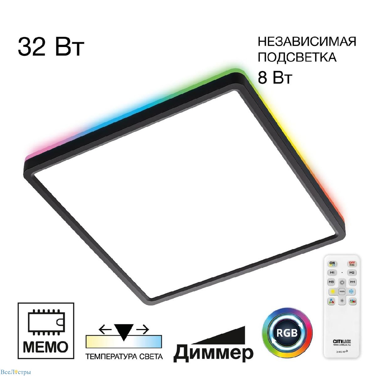 потолочный светильник citilux norma cl749k301