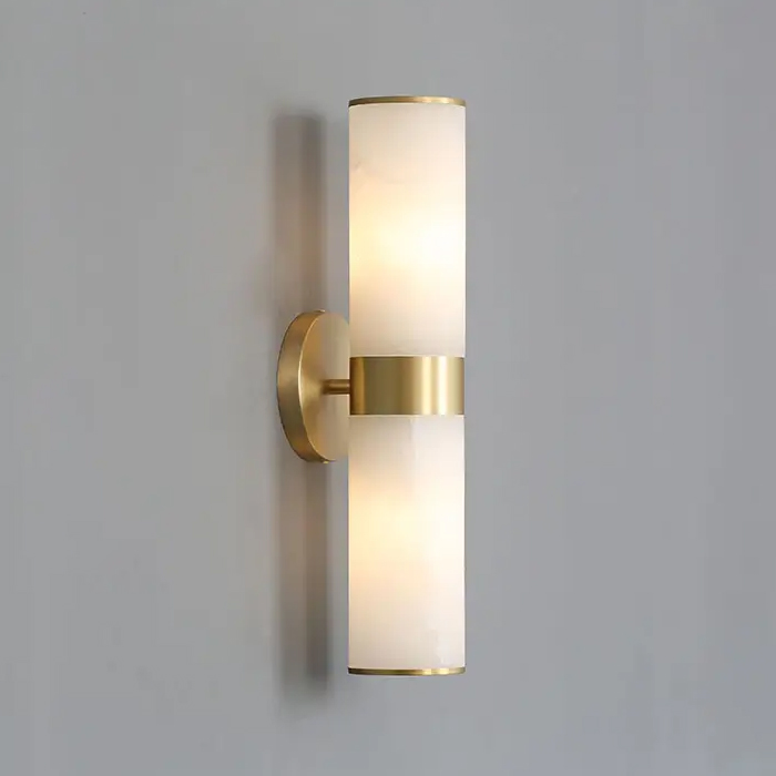 настенный светильник delight collection wall lamp 6483w/b brass/white