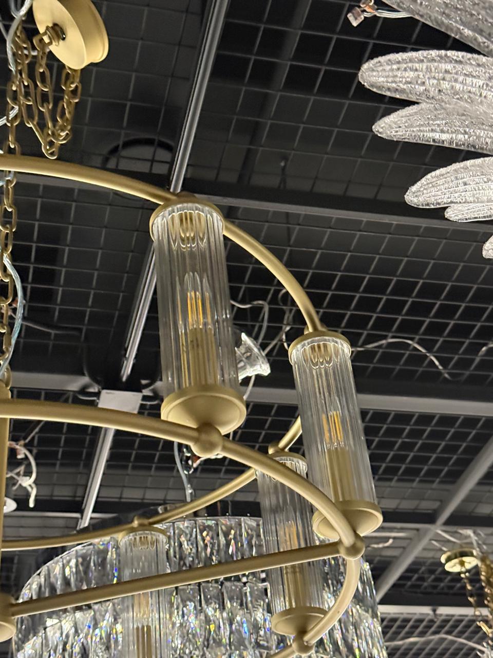 подвесная люстра newport erica 3729/c brass м0070868
