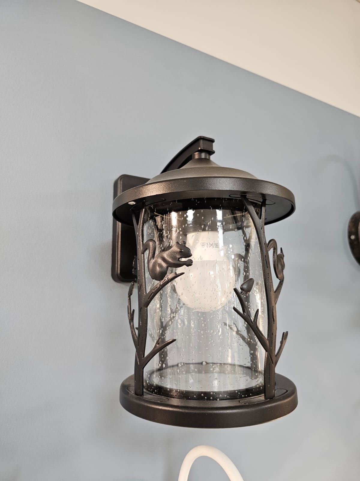 уличный настенный светильник odeon light nature cuita 4963/1w