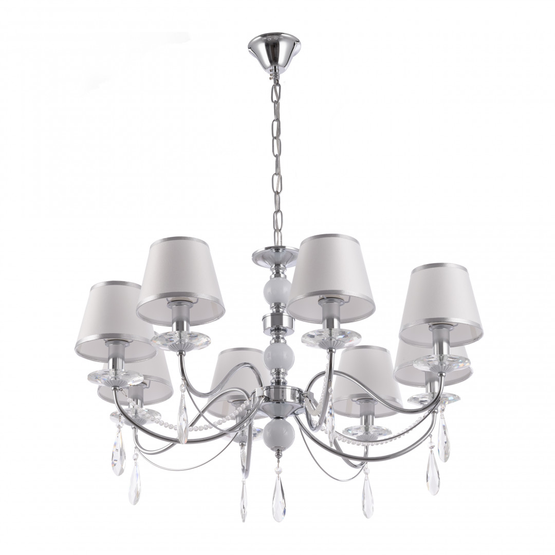 подвесная люстра arte milano 342109/8 cr+lwt