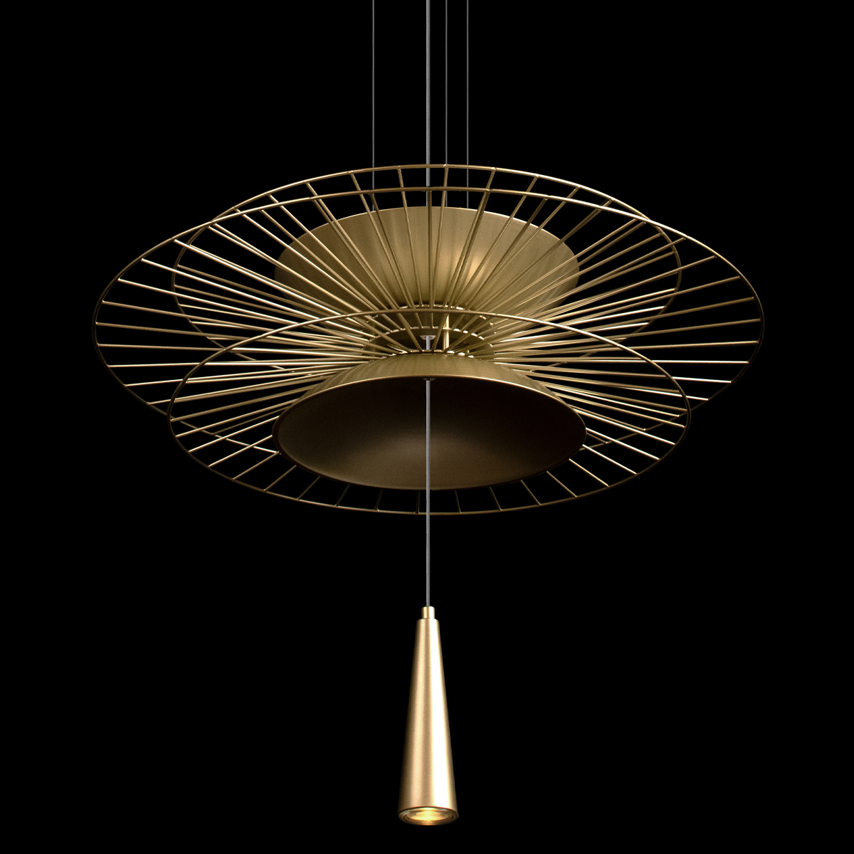подвесная люстра loft it star 10141b/600 gold