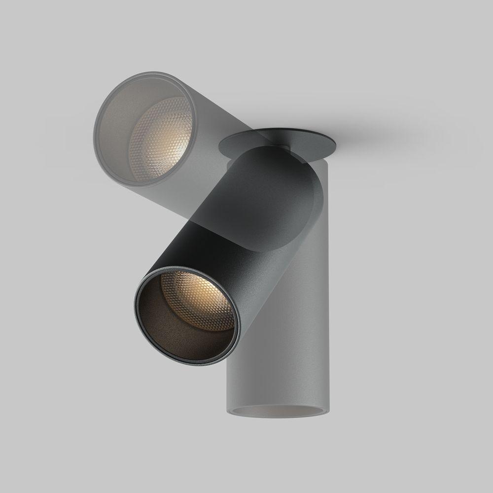 встраиваемый светодиодный спот maytoni technical focus led c053cl-l12w3k-w-b