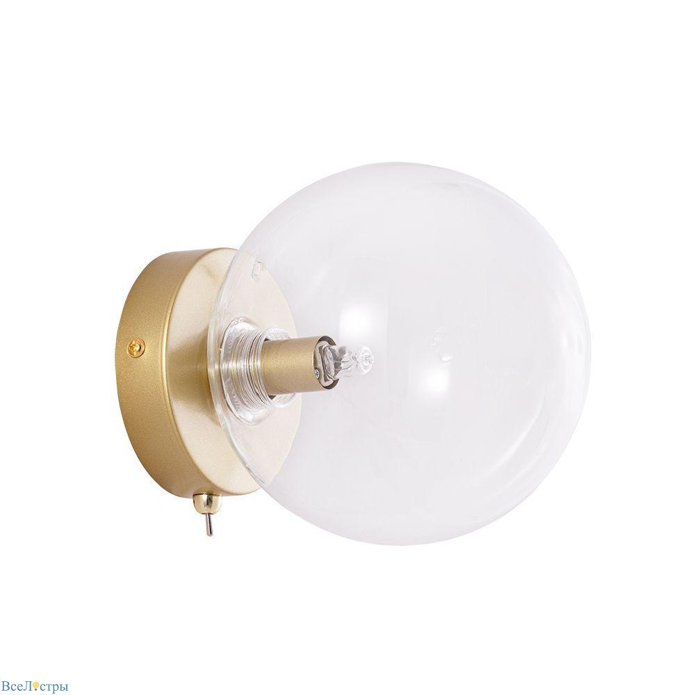 настенный светильник arte lamp vincent a7790ap-1go