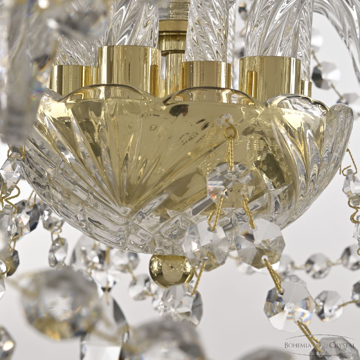 подвесная люстра bohemia ivele crystal 105/5/141 g