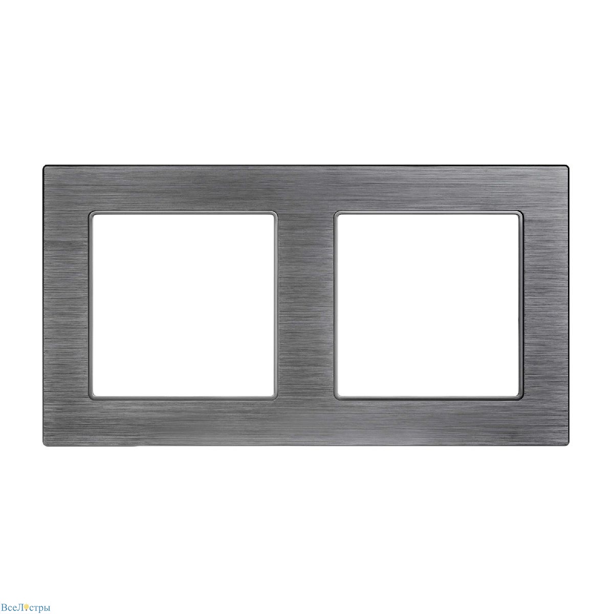 рамка на 2 поста arlight frm-presto-als-2-gr 043856