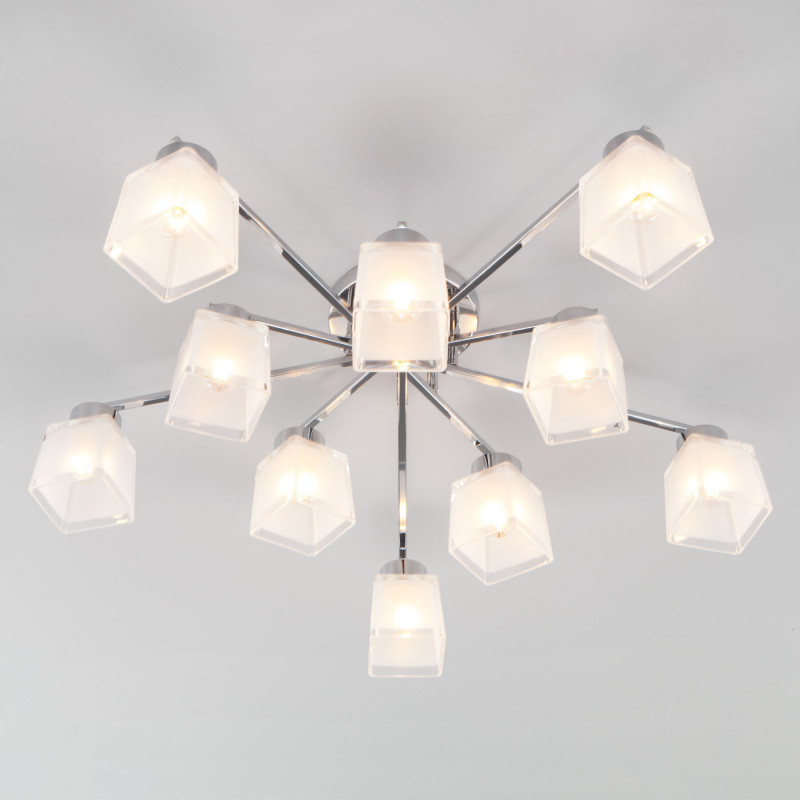 накладная люстра eurosvet 30162 хром