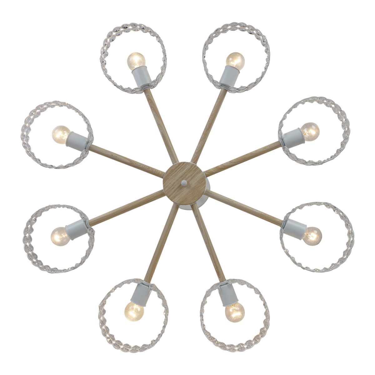 люстра на штанге escada banjo 679/8p white