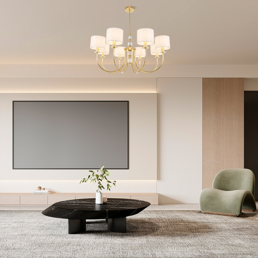 люстра на штанге arte milano 348401/8 ngd