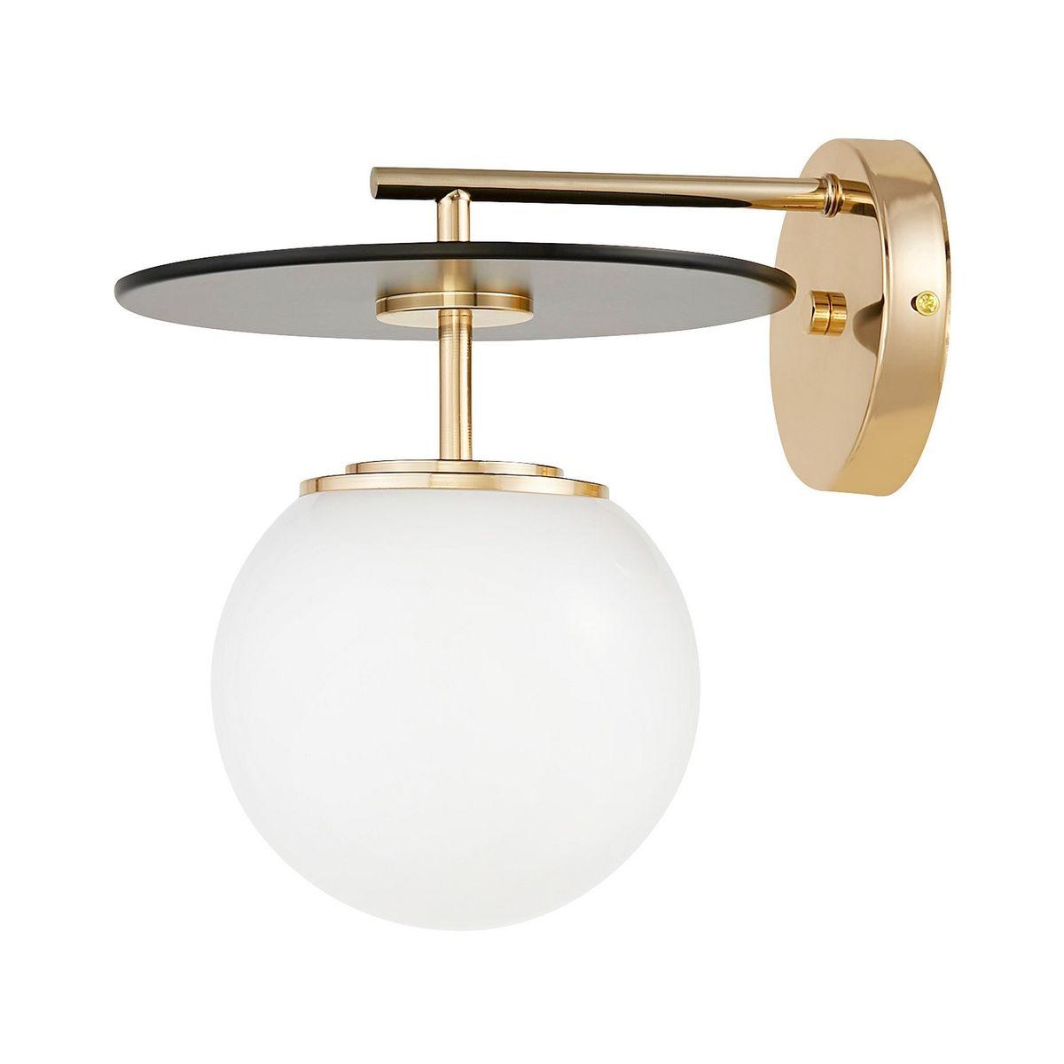 бра lumina deco dalton ldw 7014-1 gd+bk
