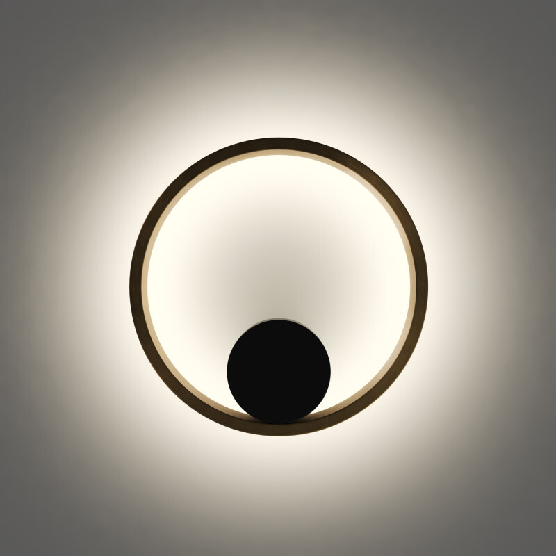 настенный светильник denkirs orbit dk5060-bk+sg