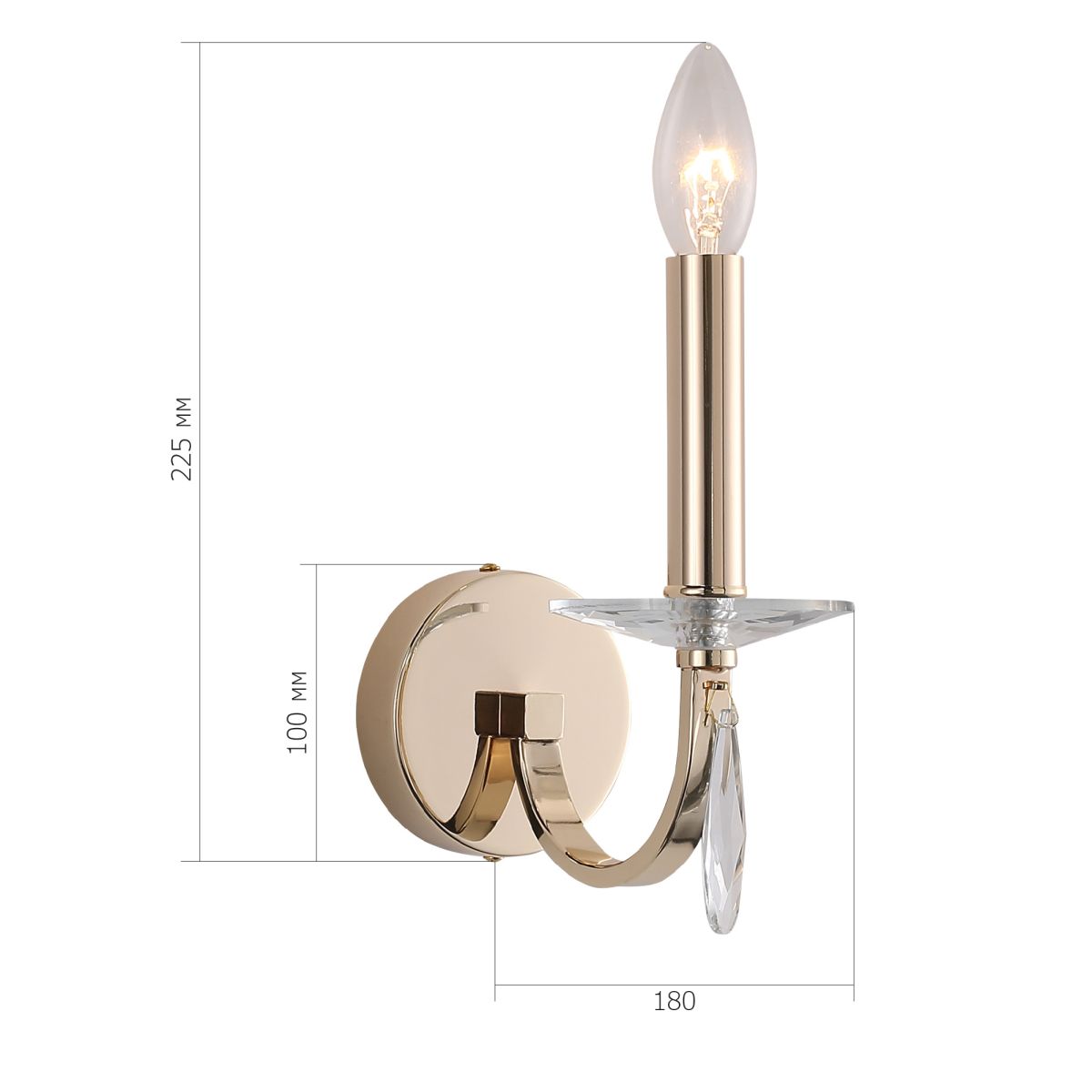 бра st luce элеганс sl1405.201.01