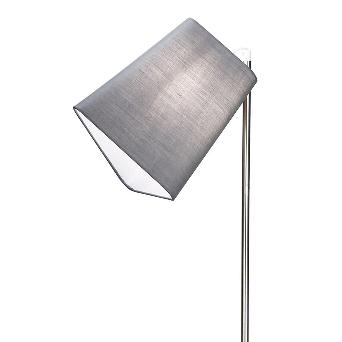 торшер escada hall chrome/grey 10185/t grey