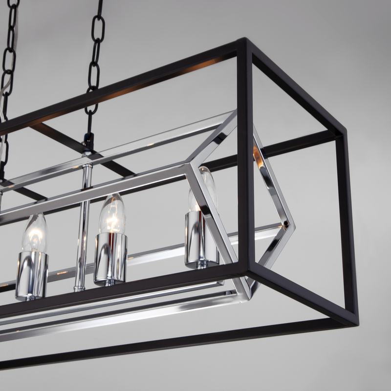 подвесной светильник eurosvet crate 70122/5 черный