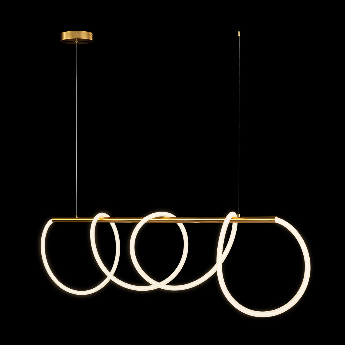 подвесной светильник loft it thread 10388p/b brass